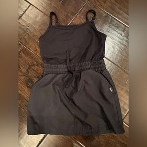 Black Abercrombie Kids tennis dress with shorts